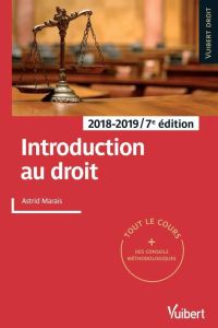Introduction au droit - Marais Astrid
