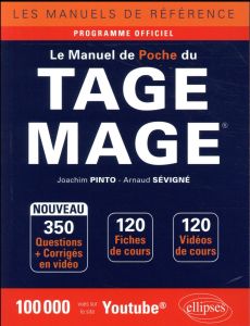 Le manuel de poche du TAGE MAGE. Edition 2018 - Pinto Joachim - Sévigné Arnaud