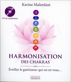 Harmonisation des chakras. Eveillez le guérisseur en vous... Avec 1 CD audio - Malenfant Karine - Davy Vincent