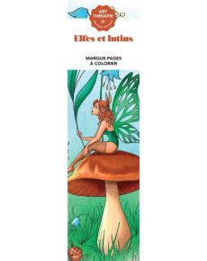 Elfes et Lutins. Marque-pages à colorier - Dufour Diane