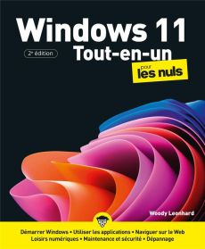 Windows 11 tout-en-un pour les Nuls. 2e édition - Leonhard Woody - Escartin Philip