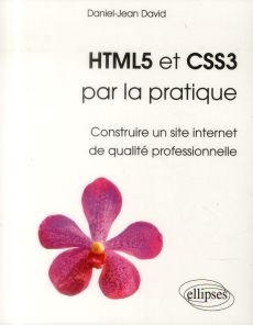 HTML5 ET CSS3 PAR LA PRATIQUE - CONSTRUIRE UN SITE INTERNET DE QUALITE PROFESSIONNELLE - DAVID DANIEL-JEAN