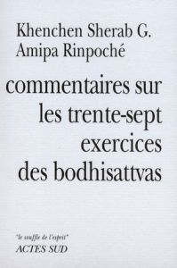 Commentaires sur les trente-sept exercices des boddhisattvas de Thogmet Zangpo - AMIPA RINPOCHE K S G