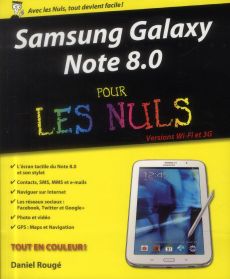 Samsung Galaxy Note 8.0 pour les Nuls - Rougé Daniel