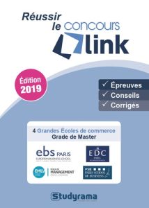 Réussir le concours Link. Edition 2019 - Alles Philippe - Burk Buster - Donboly Martine - L