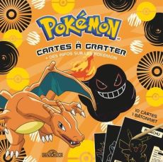 Pokémon Cartes à gratter Dracaufeu. + des infos sur les pokémon, 10 cartes, 1 bâtonnet - THE POKEMON COMPANY