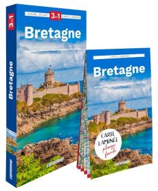 Bretagne. Guide + Atlas + Carte laminée 1/320 000, Edition 2023 - Petit Marjolaine - Mroczkiewicz Hubert - Stalega K