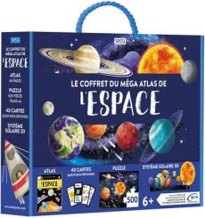 Le coffret du méga atlas de l'espace. Avec 40 cartes, 1 puzzle et un système solaire 3D - Trevisan Irena - Bonaguro Valentina - Cerato Matti