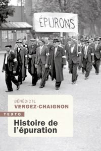 Histoire de l'épuration - Vergez-Chaignon Bénédicte