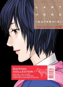 Last Hero Inuyashiki Tome 10, édition collector avec un livret exclusif et 3 cartes postales hologra - Oku Hiroya - Le Quéré David