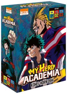 My Hero Academia : Coffret en 3 volumes. Tome 1, Izuku Midoriya : les origines %3B Tome 2, Déchaîne to - Horikoshi Kohei - Le Quéré David