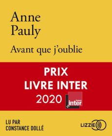 Avant que j'oublie. 1 CD audio MP3 - Pauly Anne - Dollé Constance