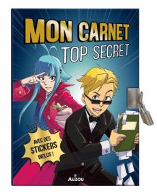 Mon carnet top secret Manga. Avec des stickers inclus - Lapeyre Guillaume