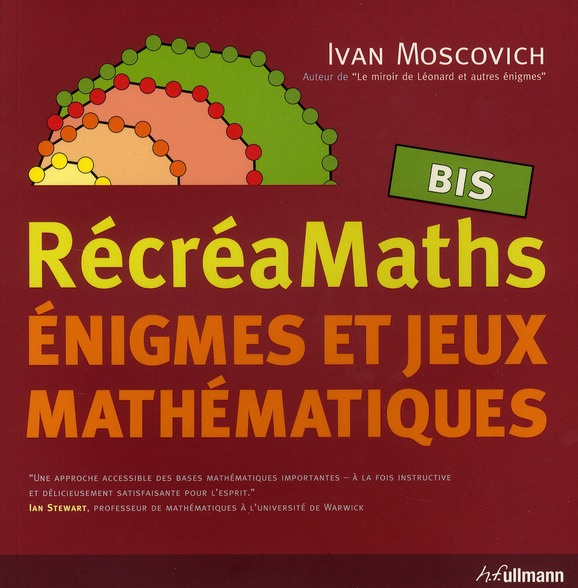 Emprunter RECREAMATHS BIS:ENIGMES ET JEUX MATHEMATIQUES livre
