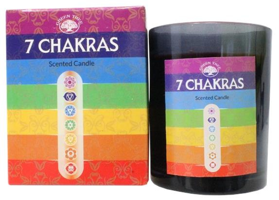 Emprunter BOUGIE GREEN TREE 7 CHAKRAS - 210 GRS livre