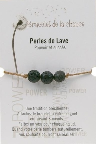 Emprunter BRACELET DE LA CHANCE - PERLES DE LAVE livre