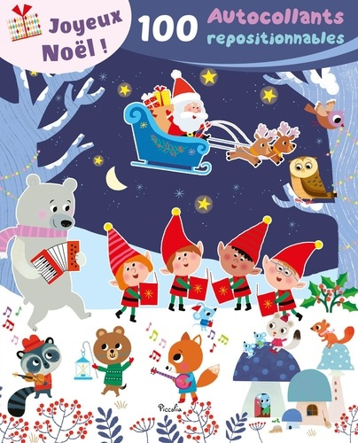 Emprunter 100 autocollants repositionnables Noël livre