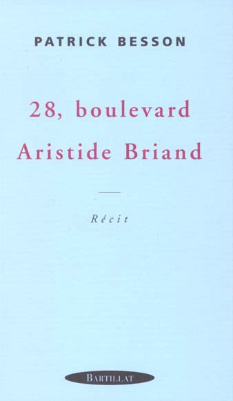Emprunter 28, boulevard Aristide Briand livre