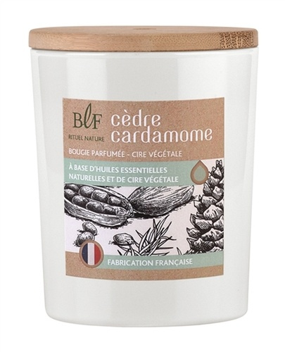 Emprunter Bougie parfumée en Cire végétale Cèdre Cardamome livre