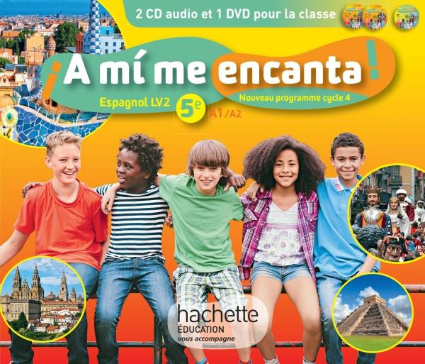Emprunter A MI ME ENCANTA ESPAGNOL CYCLE 4 / 5E LV2 - ED. 2016 - AUDIO livre