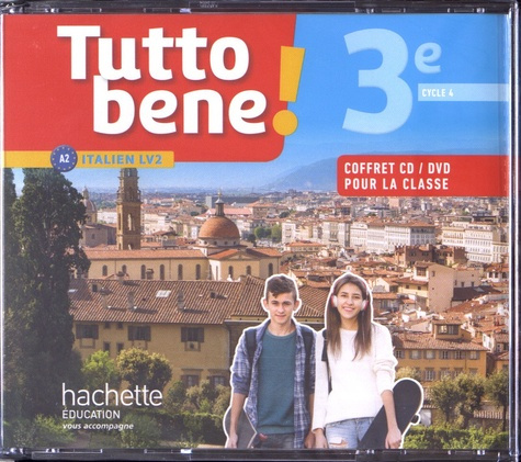 Emprunter Italien LV2 3e A2 Tutto bene! Edition 2017 1 DVD 2 CD AUDIO livre