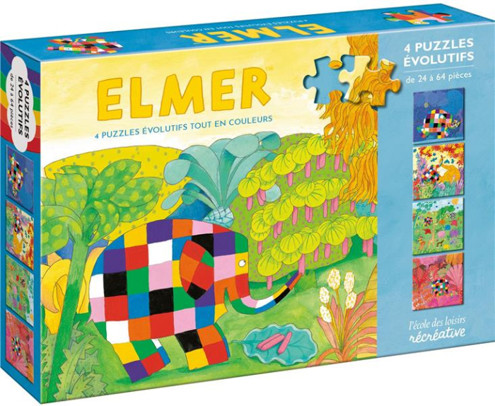 Emprunter ELMER TOUT EN COULEURS - PUZZLES EVOLUTIFS livre