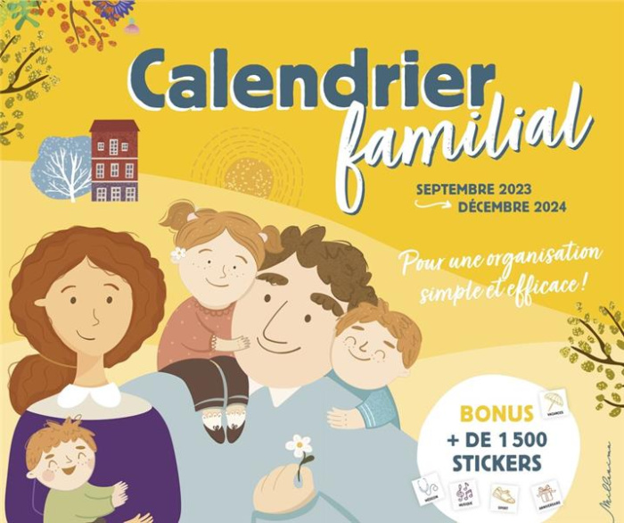 Emprunter CALENDRIER FAMILIAL 2023-2024 - POUR UNE ORGANISATION SIMPLE ET EFFICACE ! livre