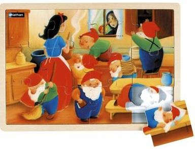 Emprunter PUZZLE BOIS BLANCHE NEIGE 12 PIECES livre