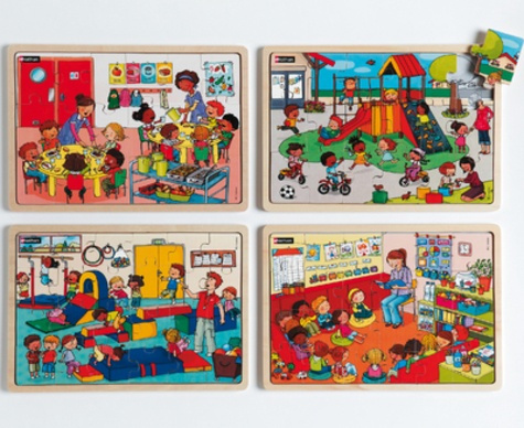 Emprunter PUZZLES BOIS ENSEMBLE A L'ECOLE livre