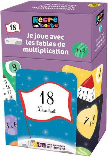 Emprunter RECRE EN BOITE - JE JOUE AVEC LES TABLES DE MULTIPLICATION livre