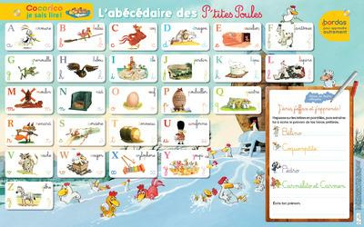 Emprunter L'Abécédaire des P'tites Poules. Les posters effaçables livre