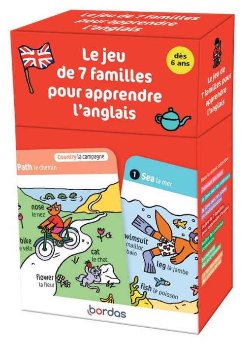 Emprunter RECRE EN BOITE - LE JEU DES 7 FAMILLES POUR APPRENDRE L'ANGLAIS livre