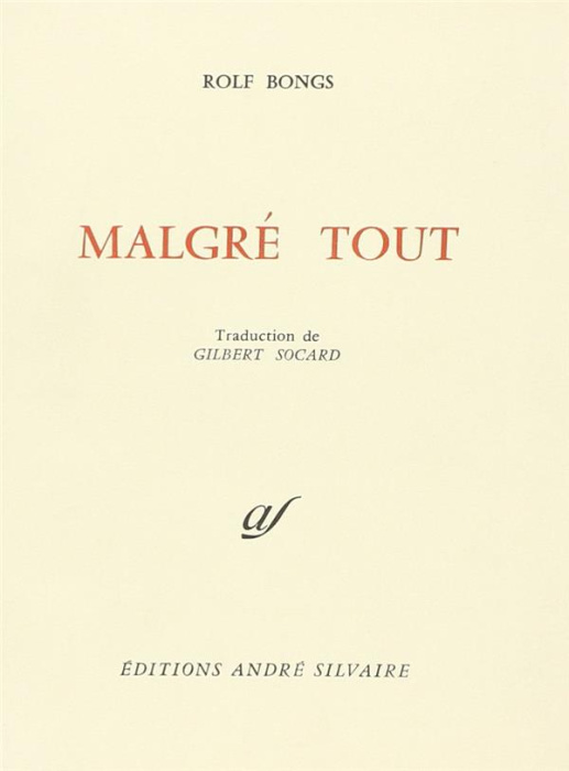 Emprunter Malgre tout livre