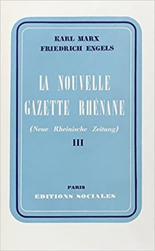 Emprunter La nouvelle gazette rhénane Tome 3 livre