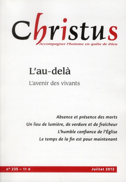 Emprunter Christus N° 235 : L'au-delà. L'avenir des viants livre