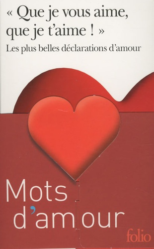 Emprunter Mots d'amour. Pack 3 volumes,