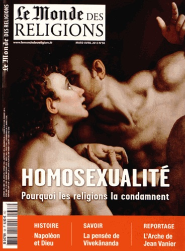 Emprunter Le Monde des religions N° 58, Mars-avril 2013 : Homosexualité. Pourquoi les religions la condamnent livre