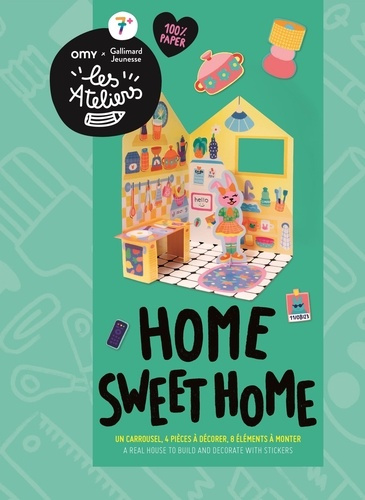 Emprunter Home sweet home. Un carrousel, 4 pièces à décorer, 8 éléments à monter livre