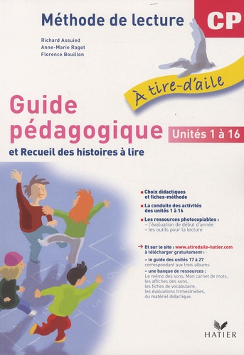 Emprunter Méthode de lecture CP A tire-d'aile. Guide pédagogique et recueil des histoires à lire (Pack en 2 vo livre