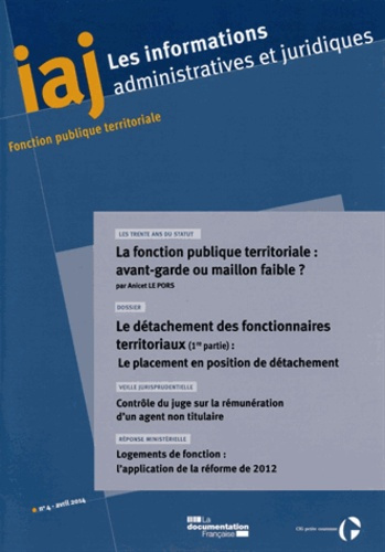 Emprunter Les informations administratives et juridiques N° 04-2014 : Les trente ans du statut de la fonction livre