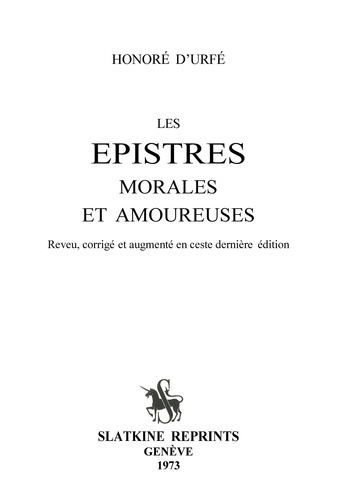 Emprunter LES EPISTRES MORALES ET AMOUREUSES. REVU, CORRIGE ET AUGMENTE EN CESTE DERNIERE EDITION. (1619). livre