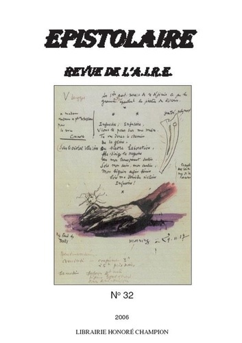 Emprunter REVUE DE L'AIRE NO 32 - 2006. LETTRE ET JOURNAL PERSONNEL livre