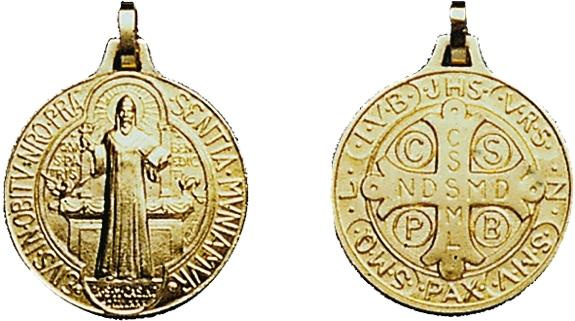 Emprunter MEDAILLE ST BENOIT - METAL DORE livre