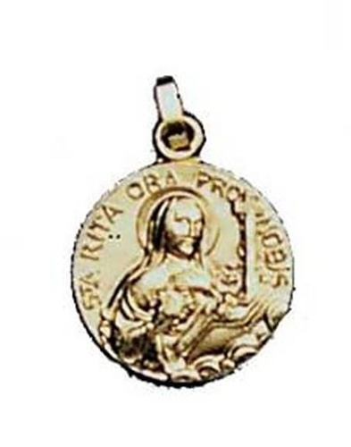 Emprunter MEDAILLE STE RITA - METAL DORE livre