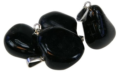 Emprunter PENDENTIF PIERRE ROULEE - ONYX NOIR livre