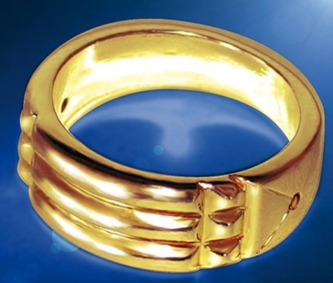 Emprunter BAGUE EGYPTIENNE - PLAQUE OR - TAILLE 60 livre