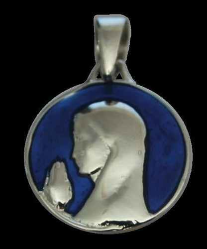 Emprunter MEDAILLE ARGENT - EMAIL BLEU - VIERGE ARGENT livre