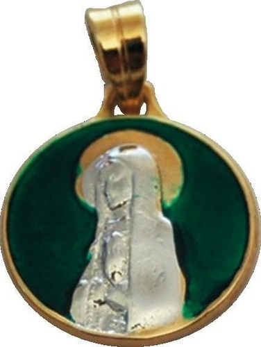 Emprunter MEDAILLE OR - EMAIL VERT - VIERGE ARGENT livre