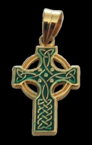 Emprunter CROIX CELTIQUE OR - EMAIL VERT livre