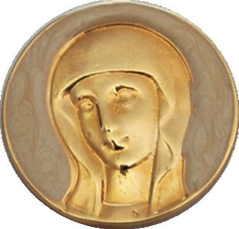 Emprunter MEDAILLE OR - EMAIL BLANC - VIERGE OR livre